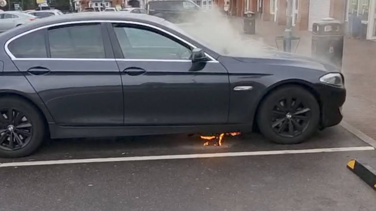 Subscribers Car Catches Fire