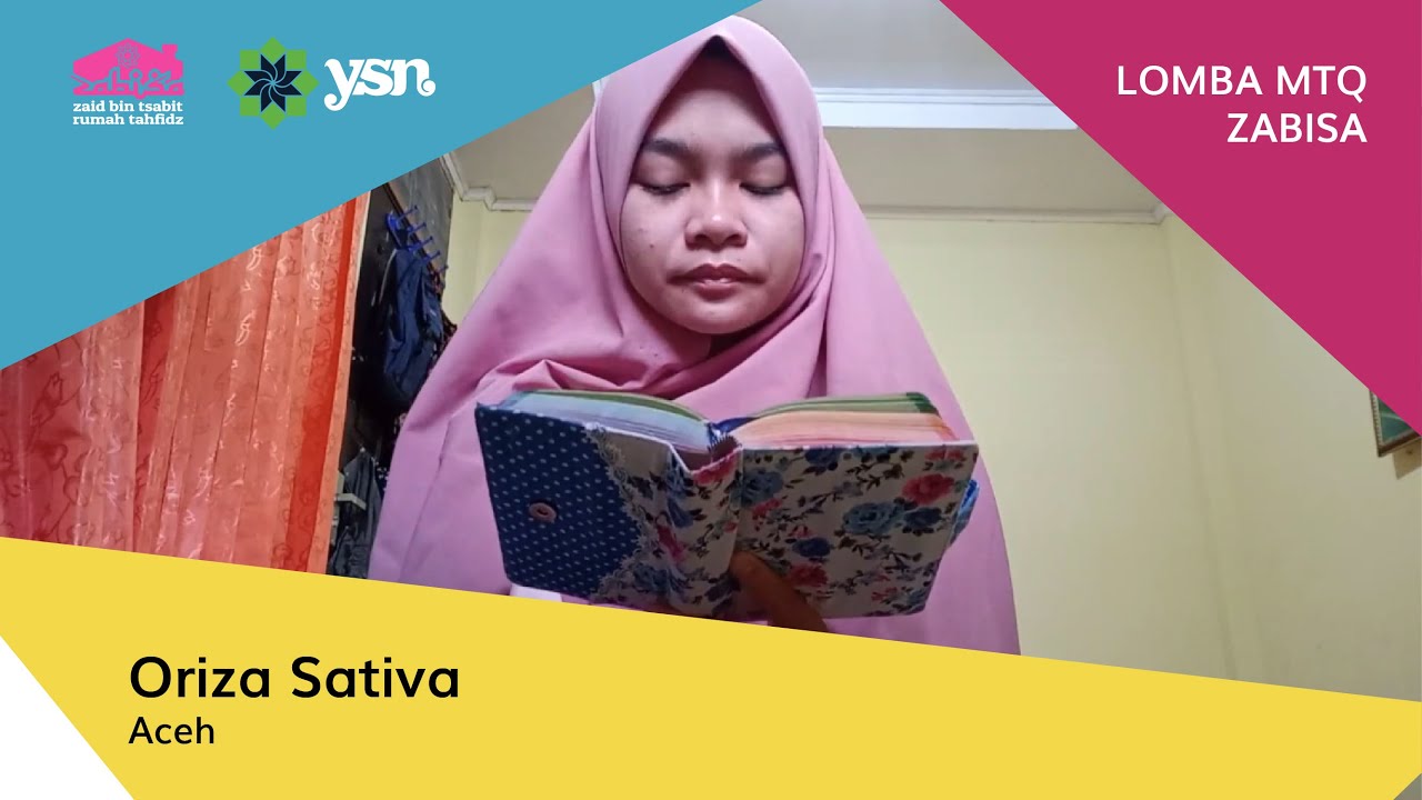 Oriza Sativa - Lomba MTQ Online Nasional Zabisa 2021