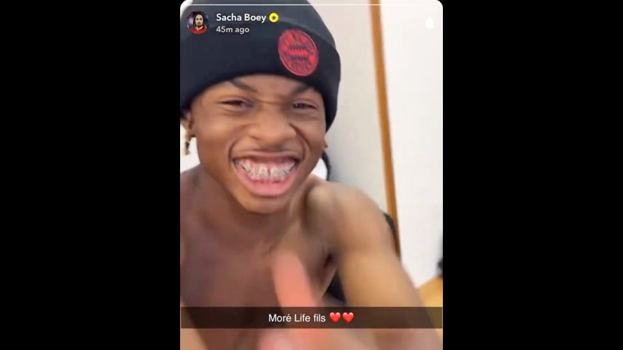 Sacha Boey wishing happy 17th birthday to Wisdom Mike on his snapchat