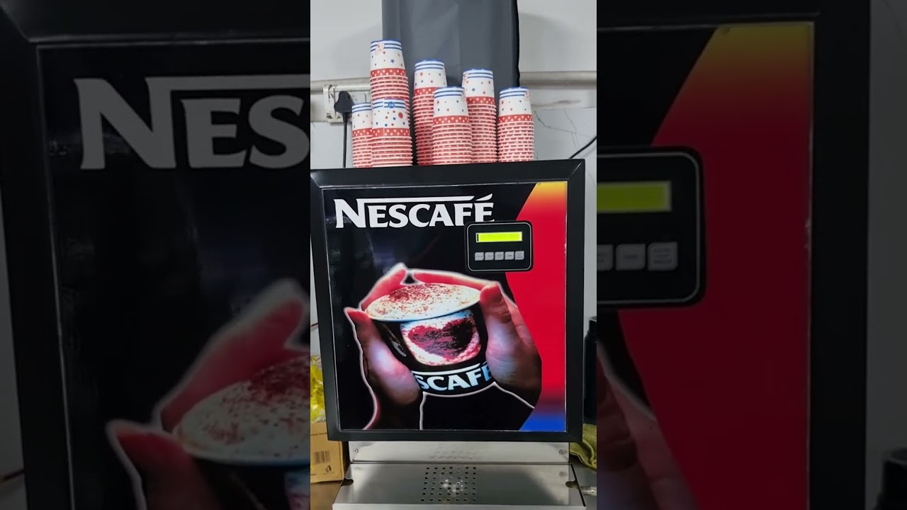 Nescaf&eacute; Coffee Machine Rental | 3 Lane Multi & 4 Lane (Tea, Coffee, Soup, Lemon Tea) Options