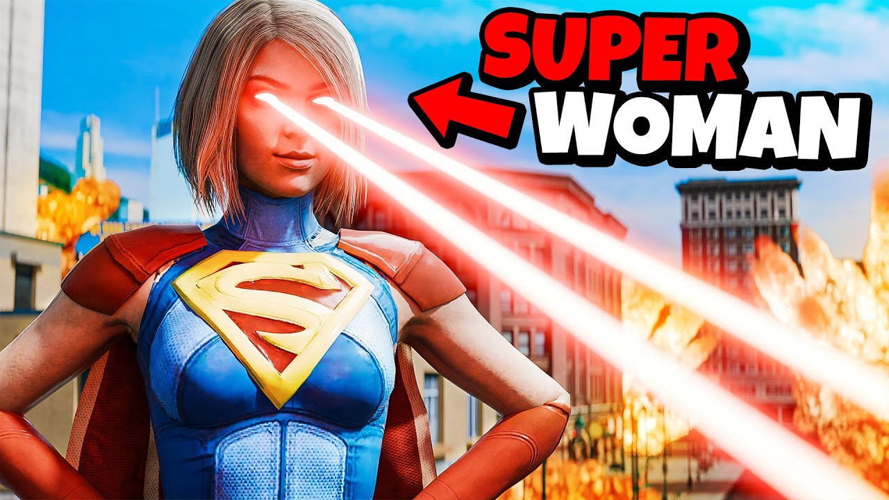 Trolling Cops as REAL Superwoman in GTA 5 RP