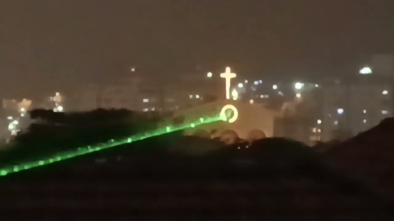 Test Driving the 50km Max Power Green Laser Pen, Laser verde super potente