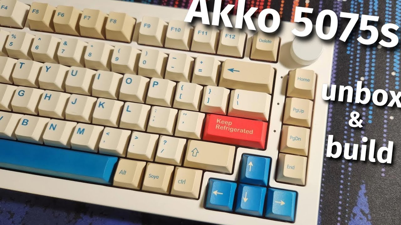 akko 5075s VIA unboxing & build