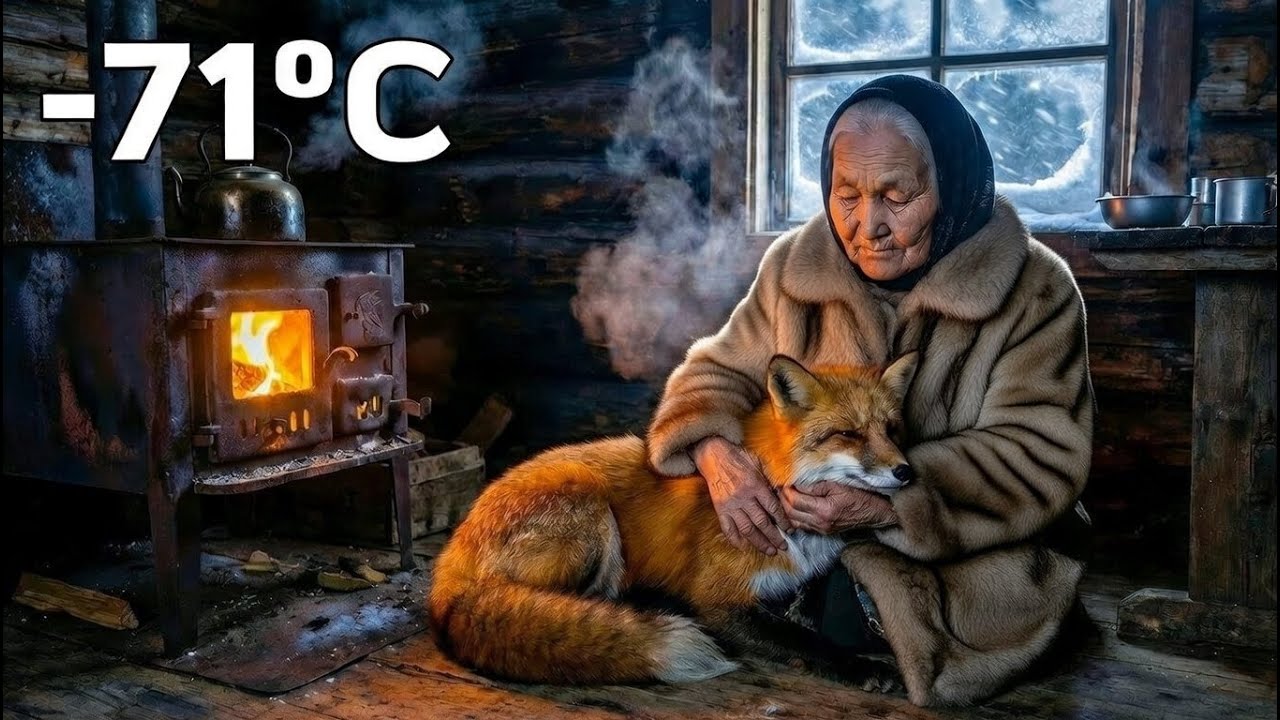 A 70 Year Old Woman Found a Dying Fox in the Snow | An Elderly Woman's Rescue at -71°C in Siberia 🦊