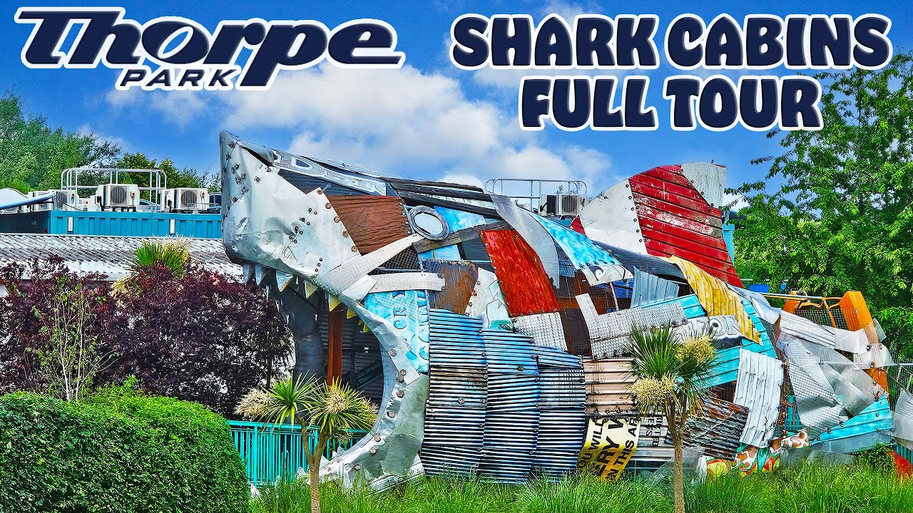 Thorpe Shark Cabins Full Tour | Thorpe Park (Oct 2024) [4K]