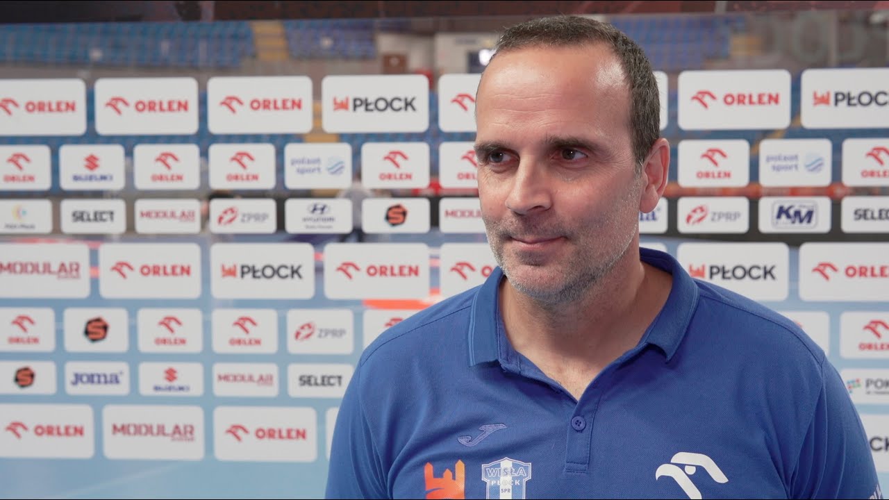 XAVI SABATE I PAWEŁ VITA PO MECZU ORLEN WISŁA PŁOCK - KGHM CHROBRY GŁOG&Oacute;W