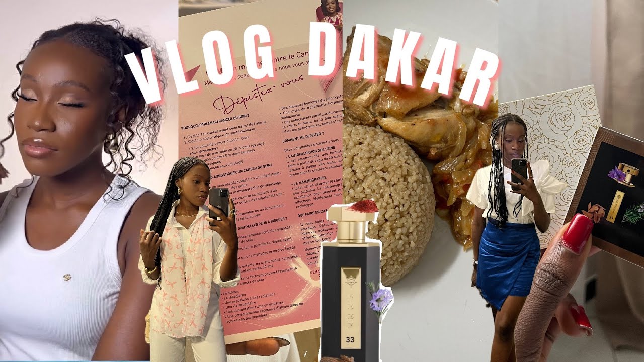 DAKAR VLOG| NOUVEAUX PARFUMS+ OCTOBRE ROSE+ FESTIVAL DU RIRE+ SHOOTING| Maya Ohomon