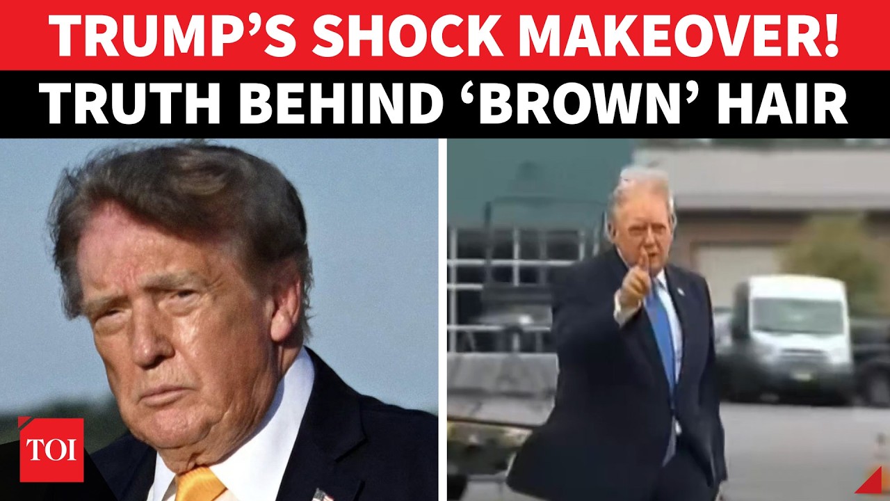 &lsquo;BRUNETTE, BOLD & BALD&hellip;&rsquo;: Trump&rsquo;s Hairdo SECRET Revealed; New Brown Wig Rocks Washington | WATCH