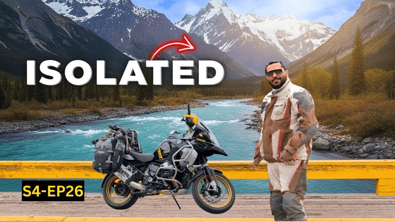 Most Isolated Place In BC Canada! | Urdu MotoVlog | Alaska to Patagonia Motorcycle Tour S4-EP26