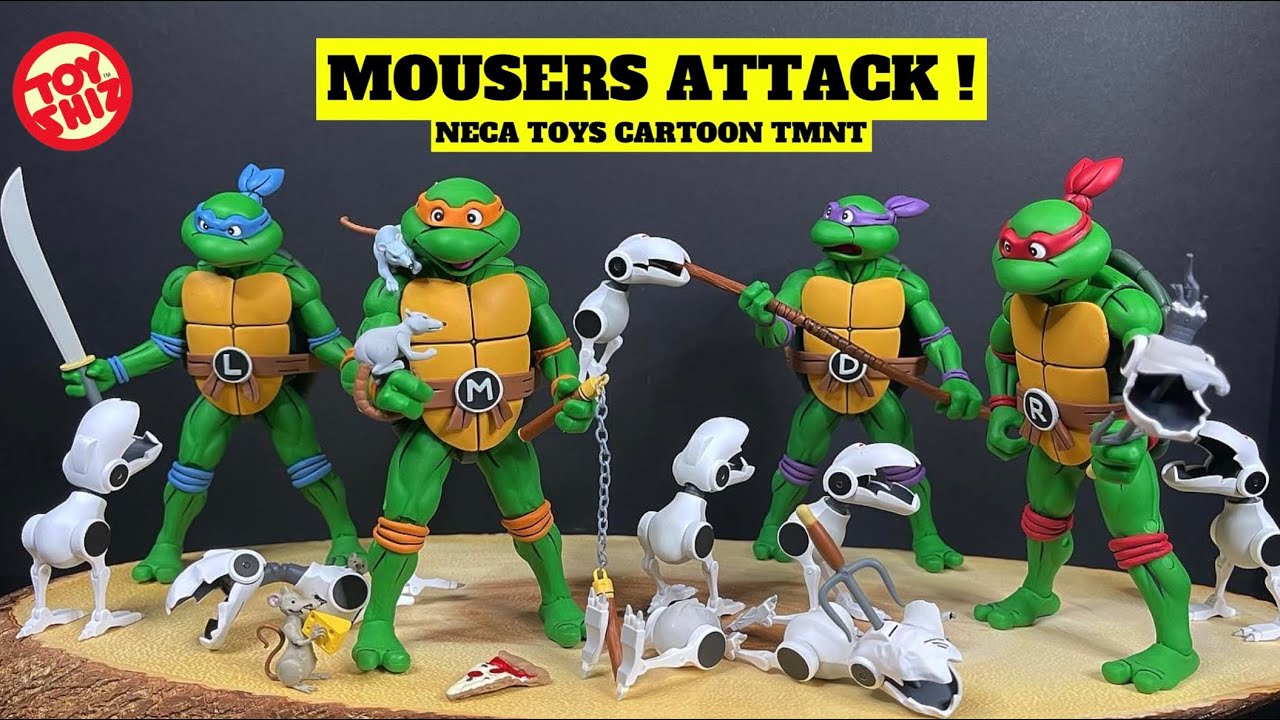 2022 MOUSERS BOX SET | thenecastore.com Exclusive | Cartoon TMNT | NECA Toys