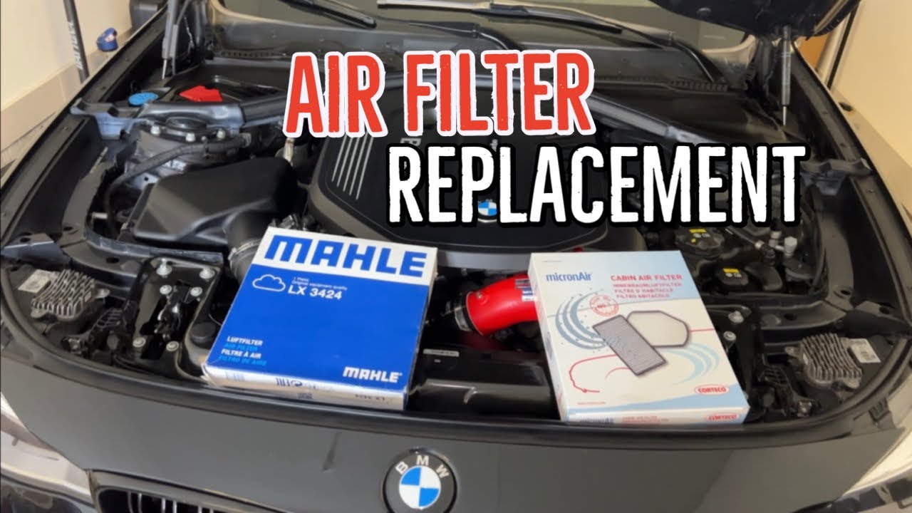 Cabin Air Filter + Engine Air Filter Replacement - BMW F34 340i GT (B58)