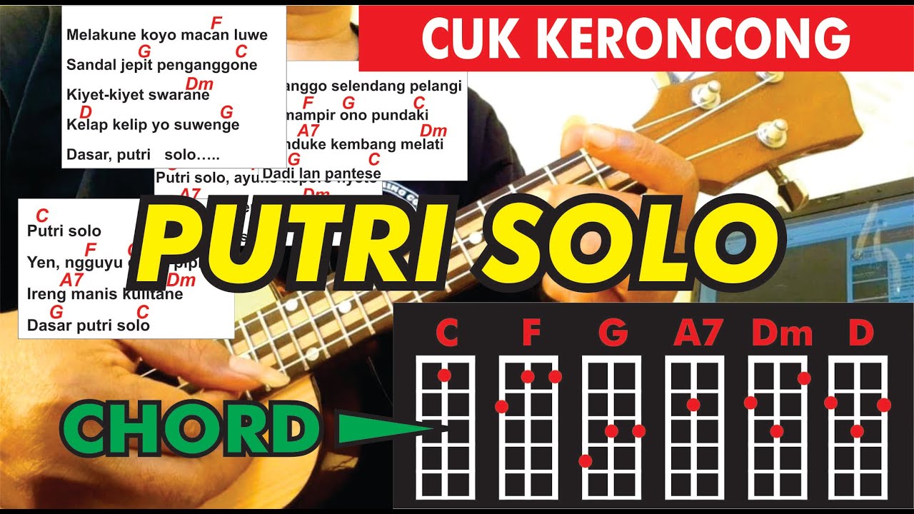 CUK KERONCONG (LIRIK & CHORD) - PUTRI SOLO