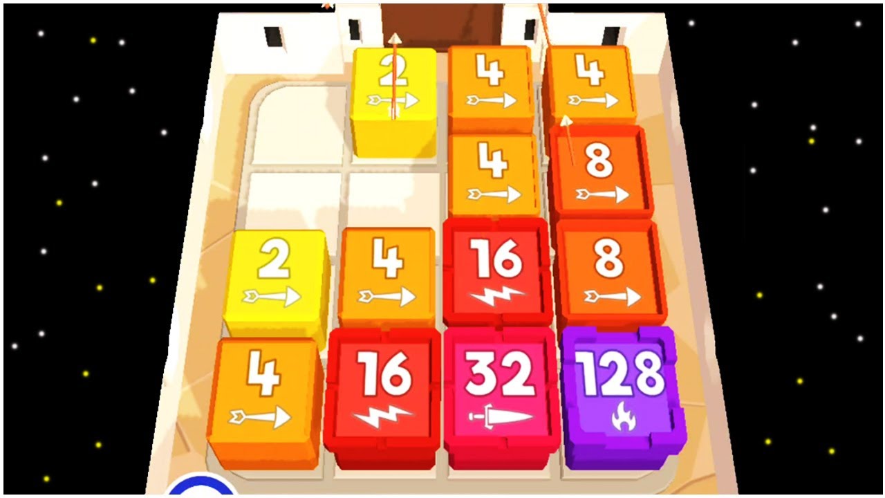 2048 Battle - Gameplay Walkthrough - World 1-5 All Levels