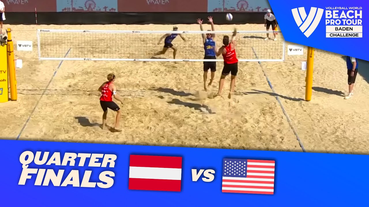 Hammarberg/Berger T. vs. Evans/Budinger - Quarter Final Highlights | Baden 2025 #BeachProTour