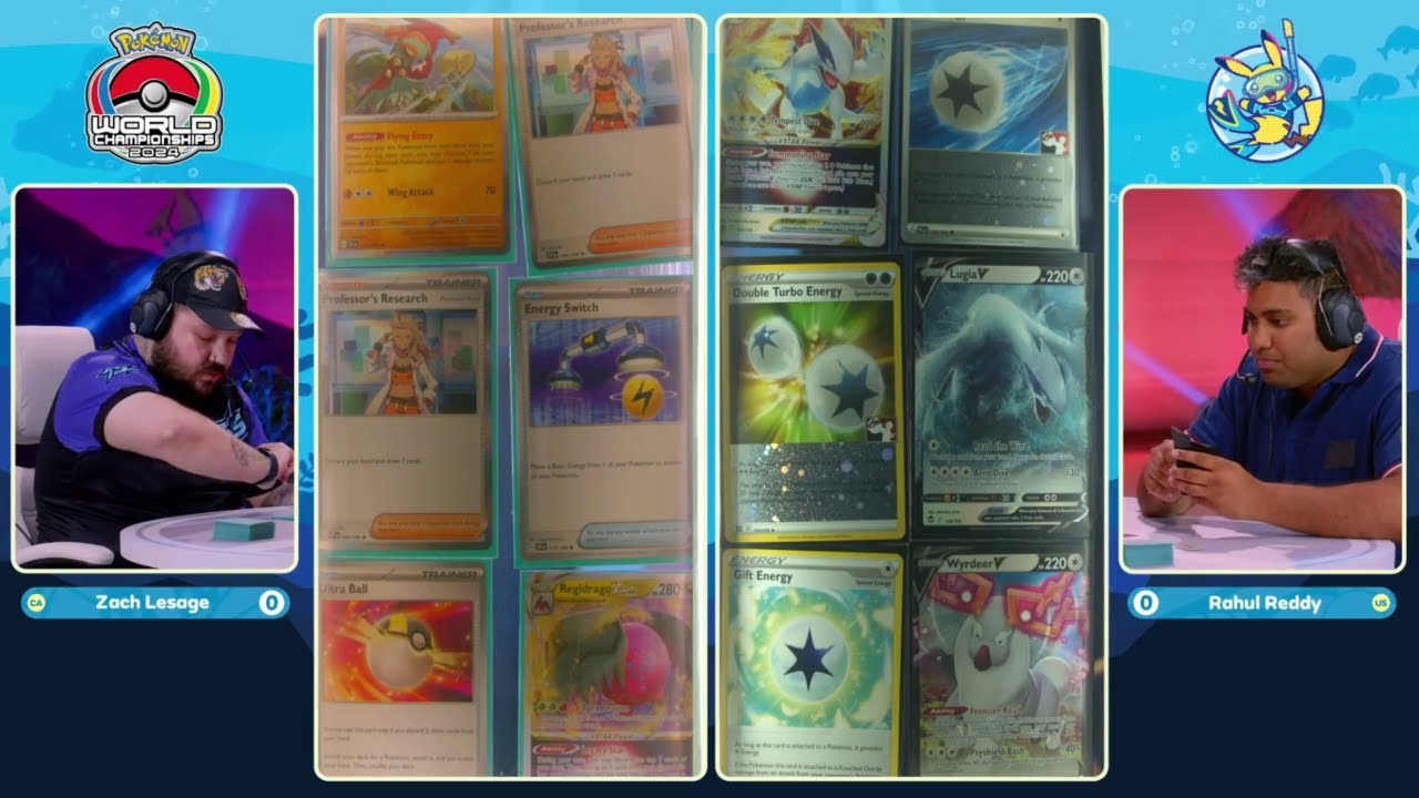 TCG Zack Lesage Vs Rahul Reddy 2024 Pokémon World Championships Swiss R12