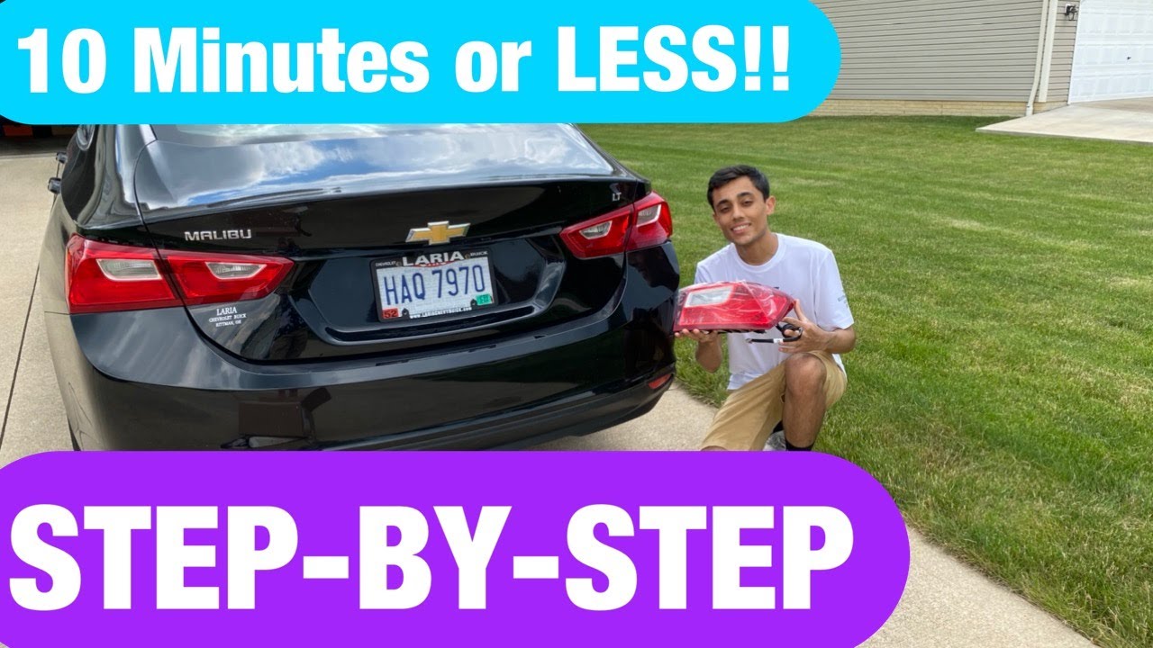 HOW TO: Change / Replace 2016-2022 Chevy Malibu Tail Light DIY STEP BY STEP
