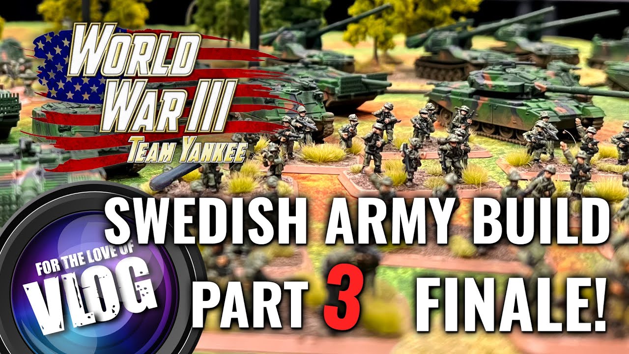 Painting 15mm Infantry & A Big Reveal! Swedish Army Build For World War 3: Team Yankee - Part 3