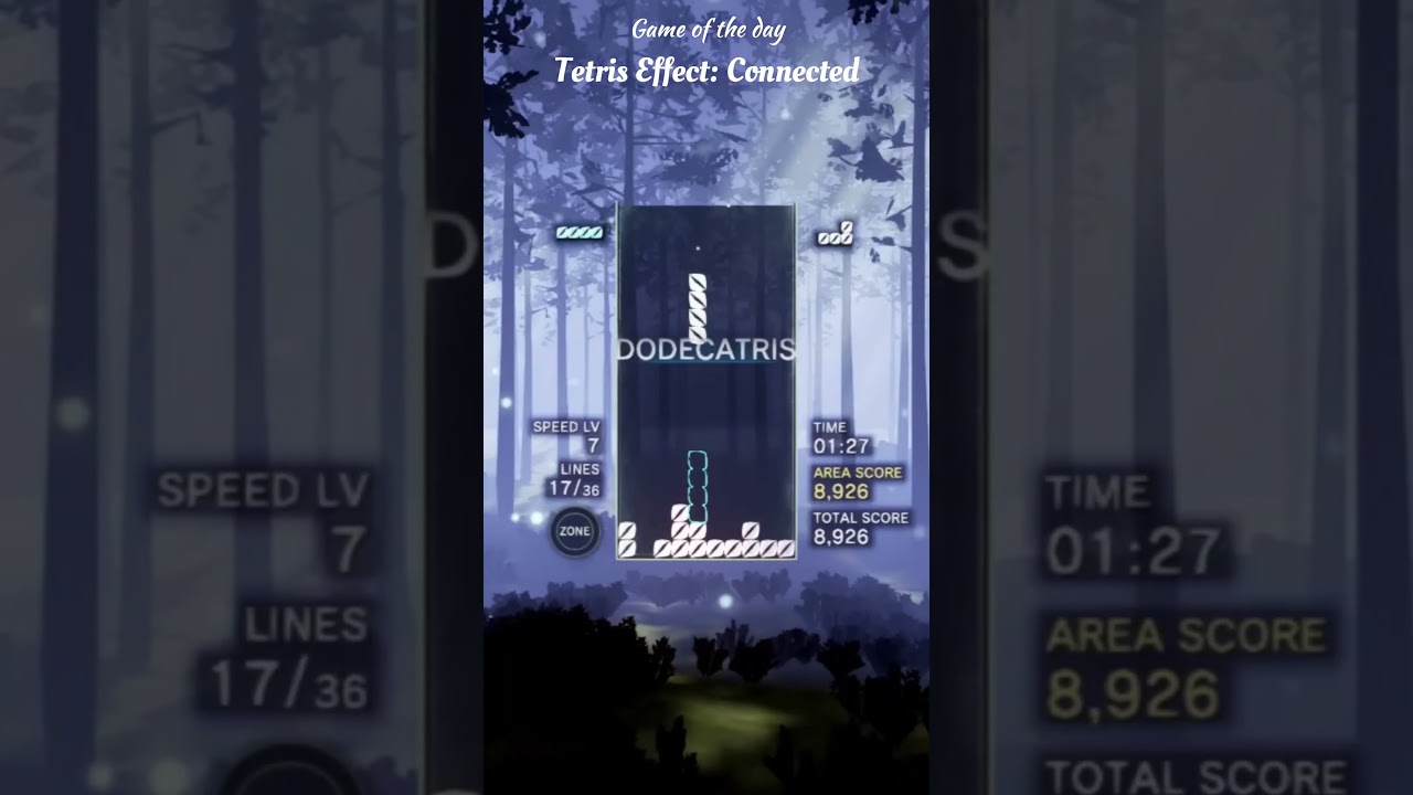 Tetris Effect: Connected Today&rsquo;s Game Pick! #shorts #tetriseffectconnected #gameshorts #gameoftheday