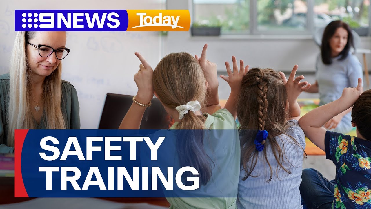Childcare centres to undergo regular mandatory safety training | 9 News Australia