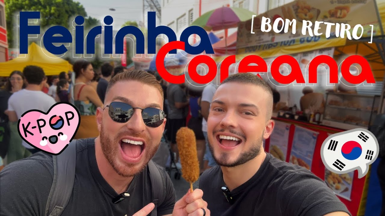 Um pedaço da COREIA no BRASIL! No BOM RETIRO, encontramos a famosa feira coreana 브라질은 한국을 사랑한다