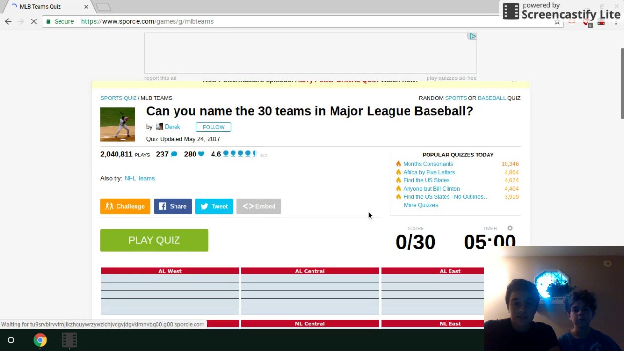 MLB Teams Quiz