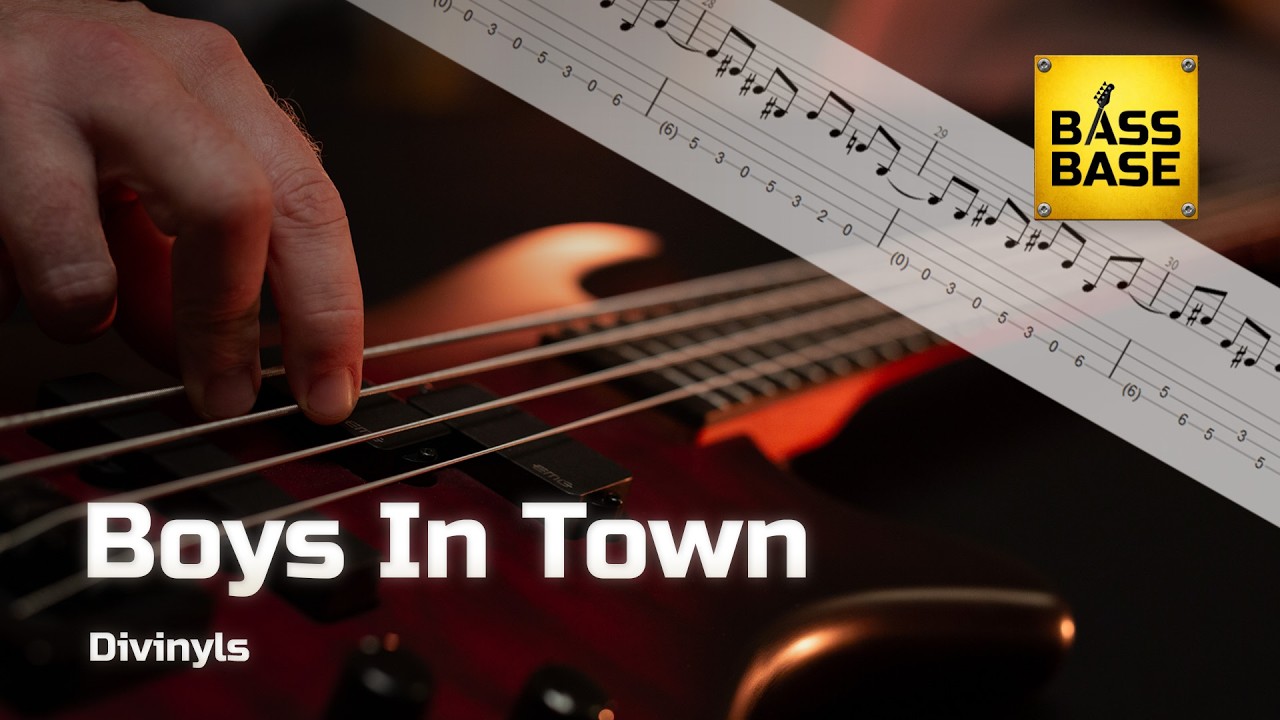 Divinyls - Boys In Town - Bass cover with tabs