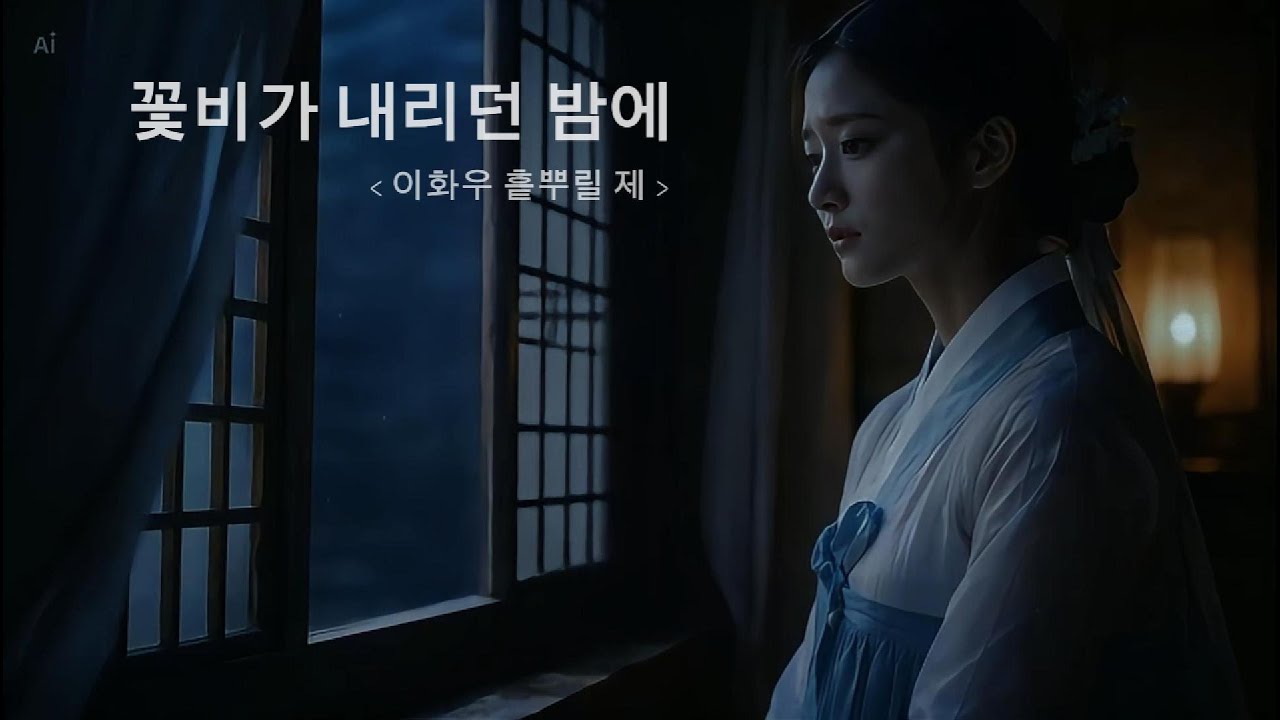 🌸 꽃비 내리던 밤, 이별은 시작되었고 - 꽃비 내리던 밤에 Music Video | 판소리 발라드 #매창
