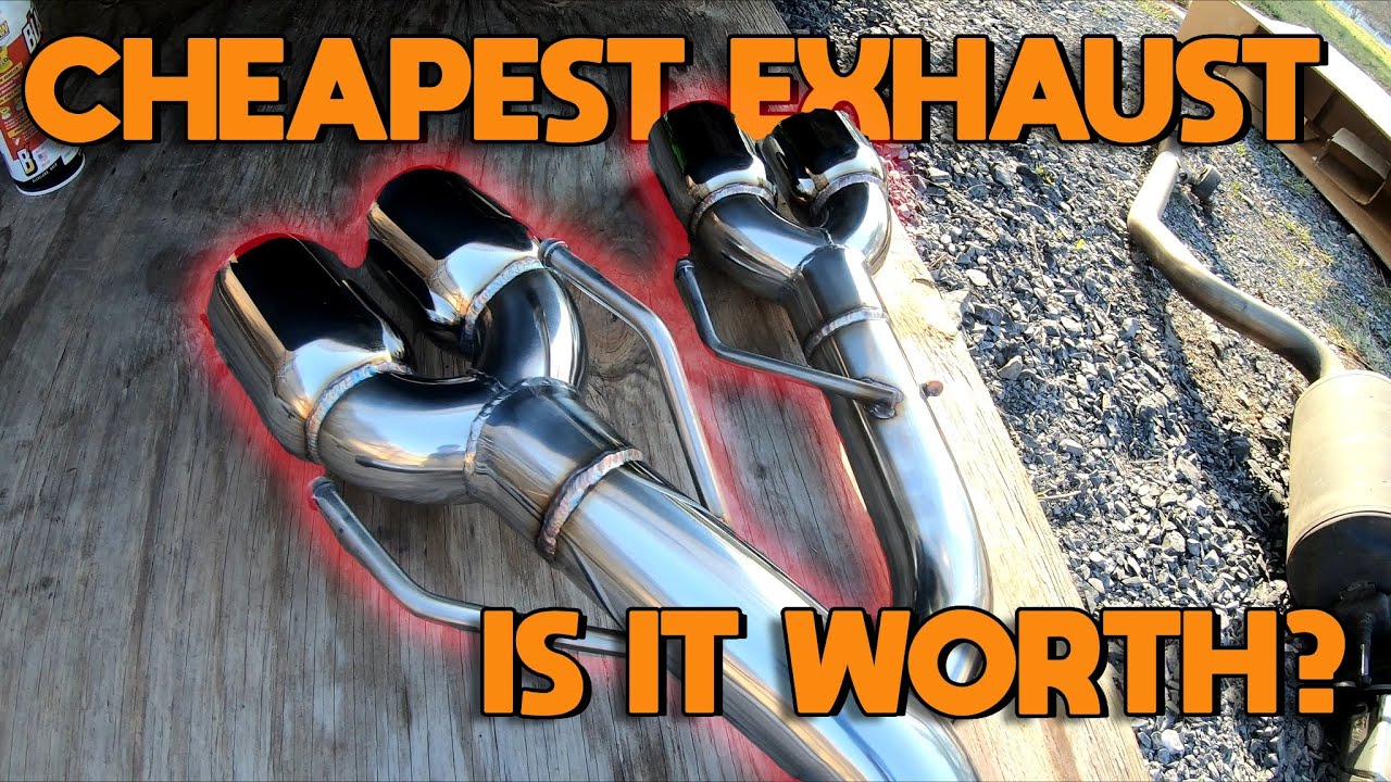 Putting The Cheapest Exhaust On My Lexus RC