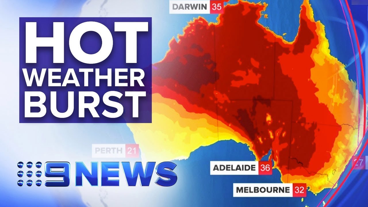 Australia set for a Spring heatwave | Nine News Australia