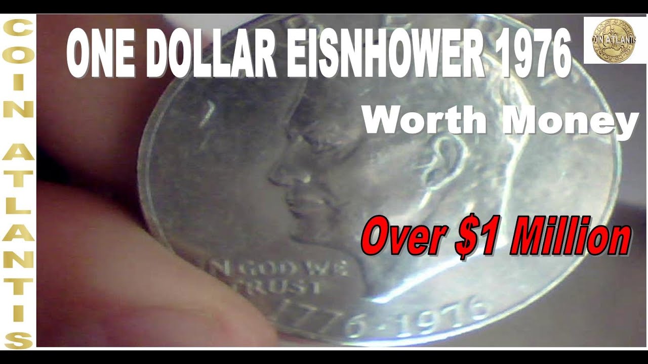 1976 No S Proof Eisenhower Dollar, Type 2. the rarest non-error modern coin in existence,$1 Million