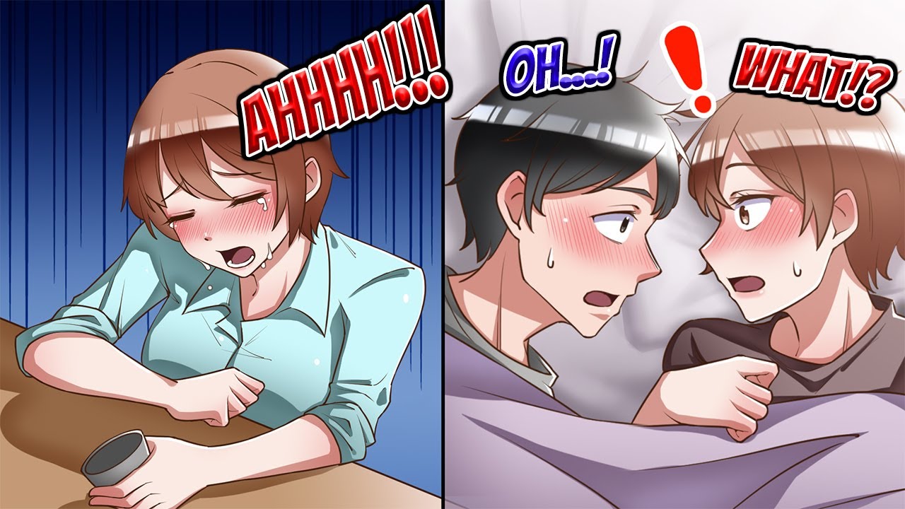 【Manga Dub】I was really drunk at a matching party and a nerd helped me. And we stayed?! 【RomCom】