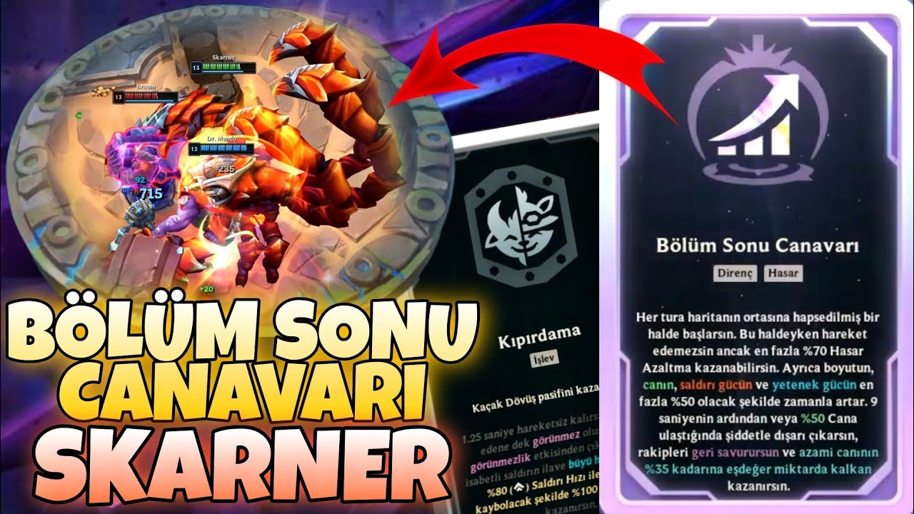YA AKREP BENİ NİYE SOKTUN? BÖLÜM SONU CANAVARI SKARNER - LOL ARENA MODU