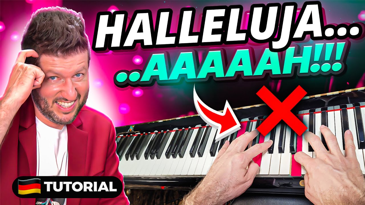 So spielst Du HALLELUJAH besser als die anderen (Leonard Cohen Piano Tutorial)