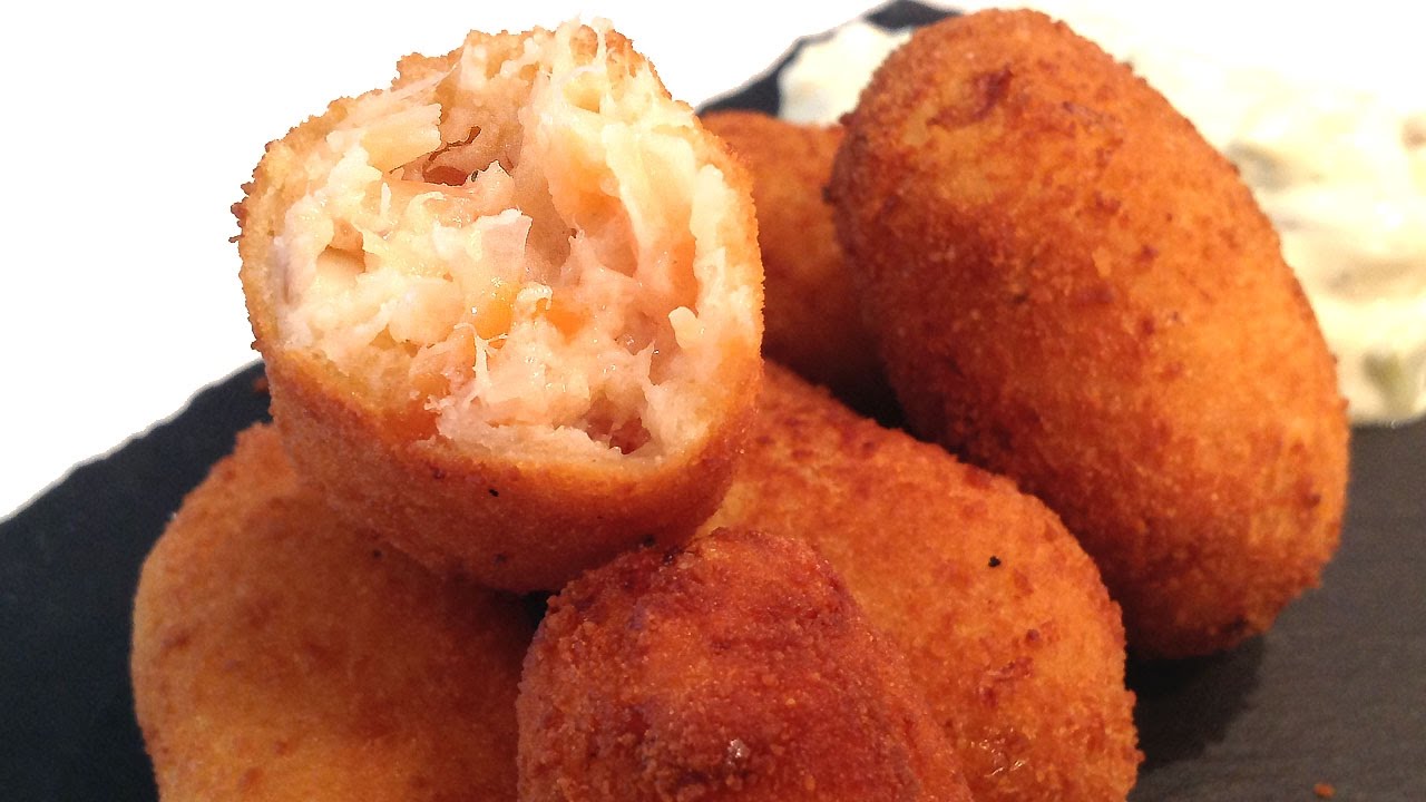 Croquetas de salmón ahumado