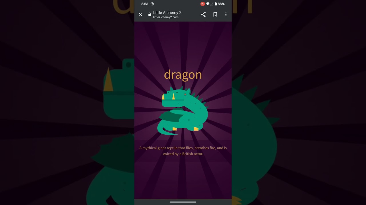 Mixing lizard and air in Little Alchemy 2