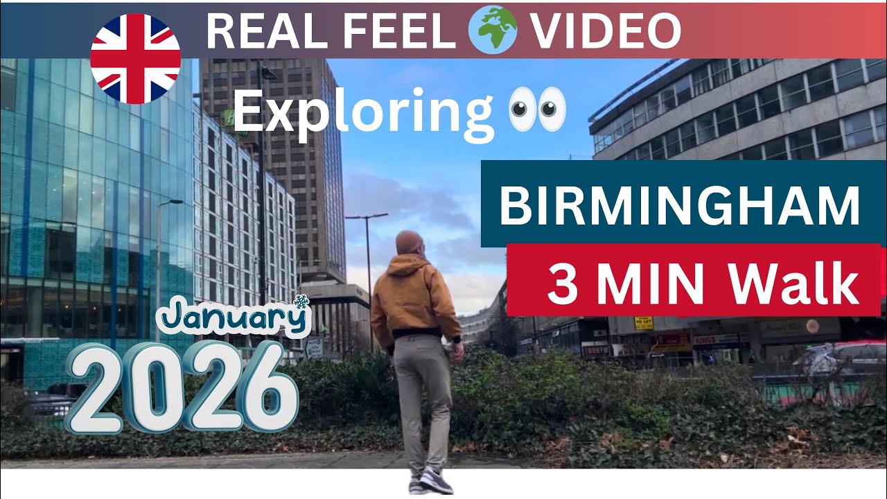 Exploring a 3-Minute Walk in Birmingham, UK | January 2026