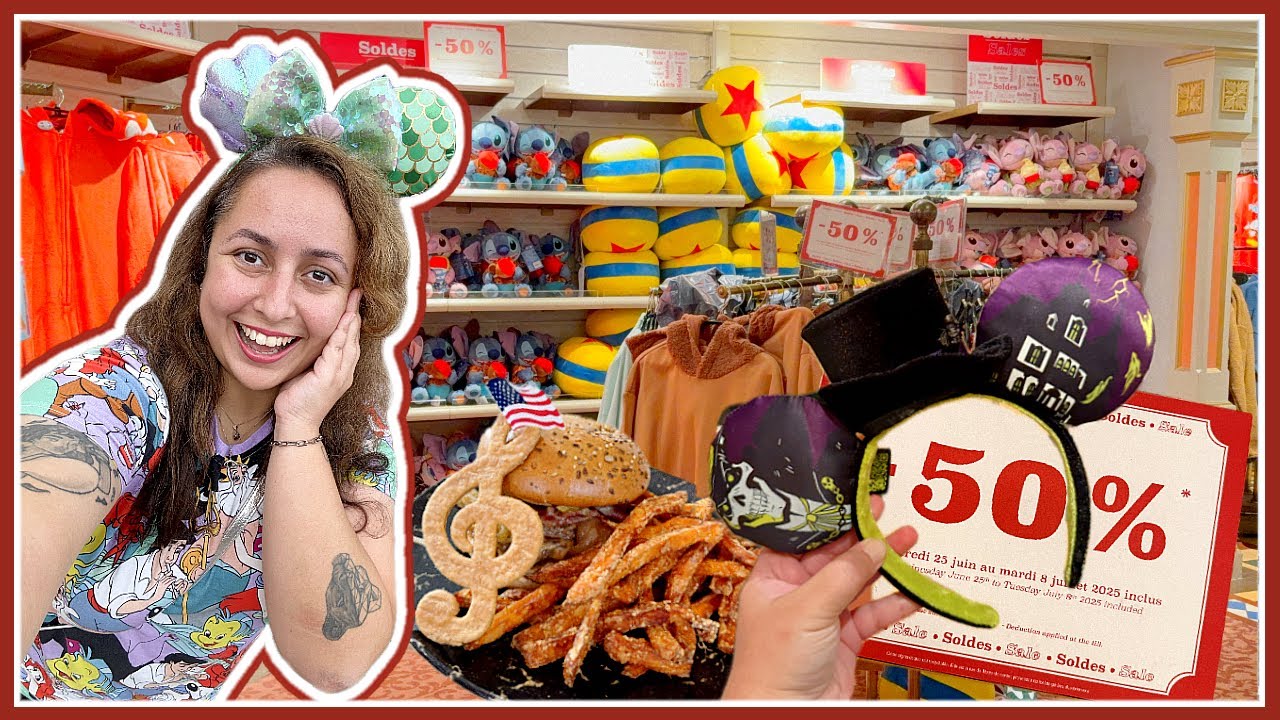 HUGE Sales at DISNEYLAND PARIS! New Elvis Burger at ANNETTE'S DINER | Disneyland Paris Vlogs 2025