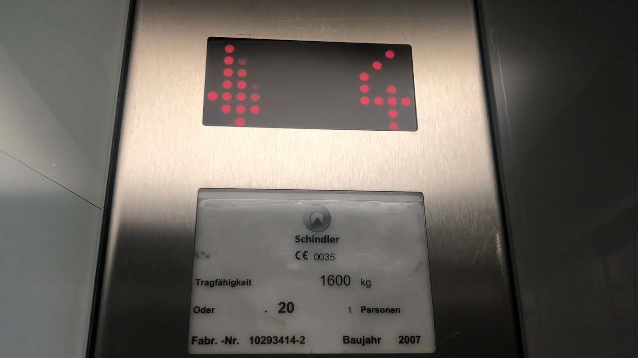 4er Fahrstuhl Schindler EuroLift im Alexa am Alexanderplatz Berlin