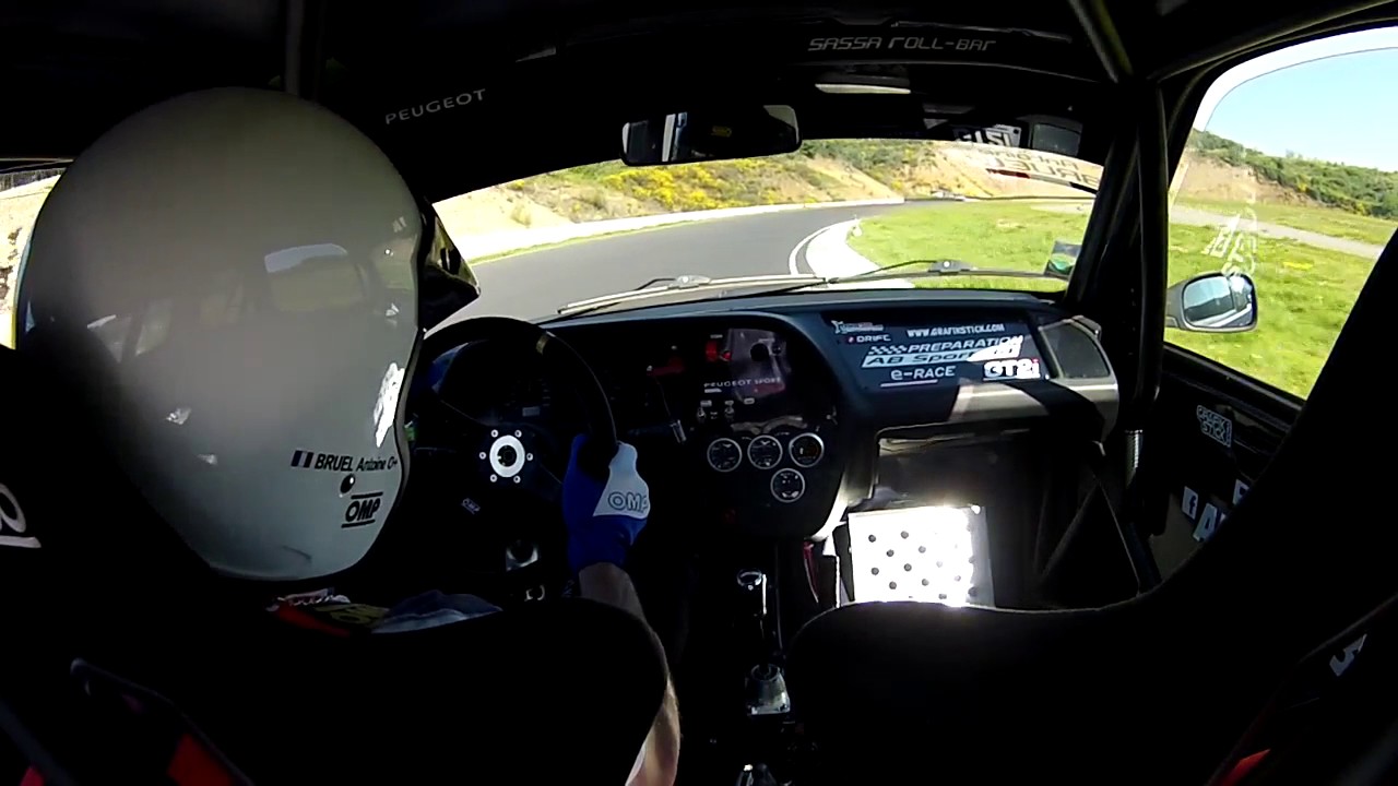 306 XSi - AB Méca Sport - circuit Pôle Mécanique Alès 09/04/2017 10h40 casse moteur