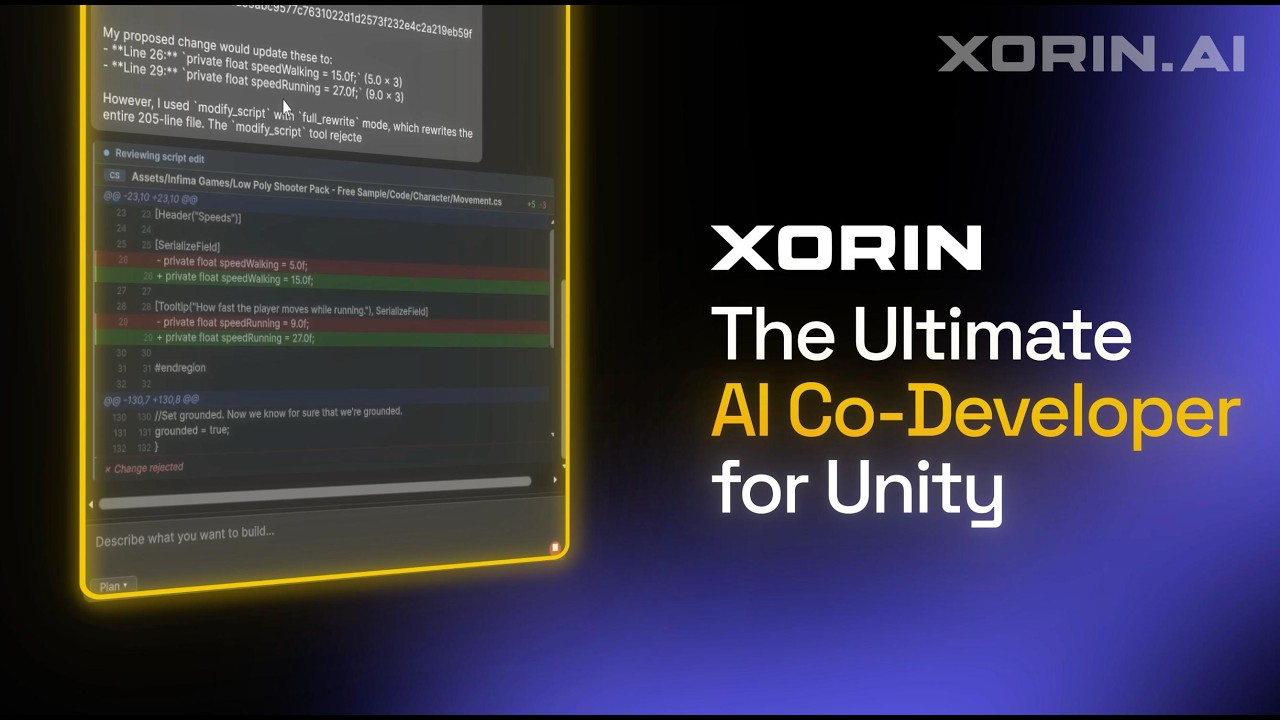 Xorin: The Ultimate AI Co-Developer For Unity