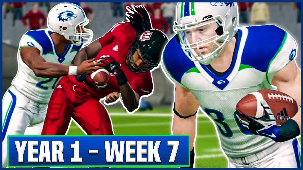 NCAA Football 14 Teambuilder Dynasty Year 1 - Week 7 @ UMASS | Ep.10