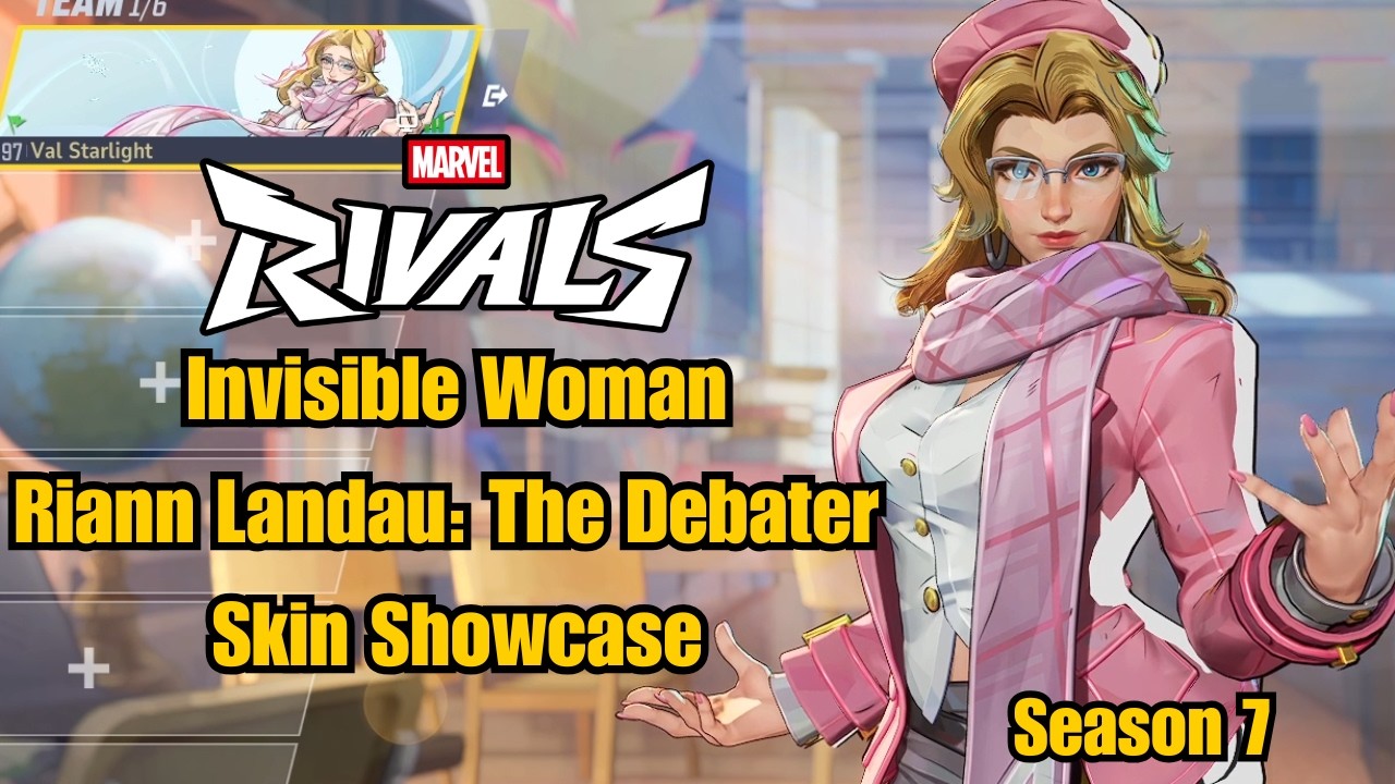 Invisible Woman | Riann Landau: The Debater Skin Showcase | Marvel Rivals Gameplay Season 7