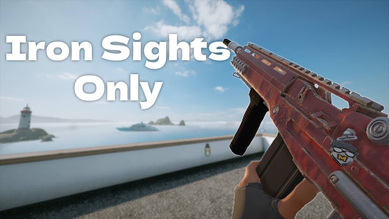 Tom Clancy's Rainbow Six Siege but i only use IRON SIGHTS