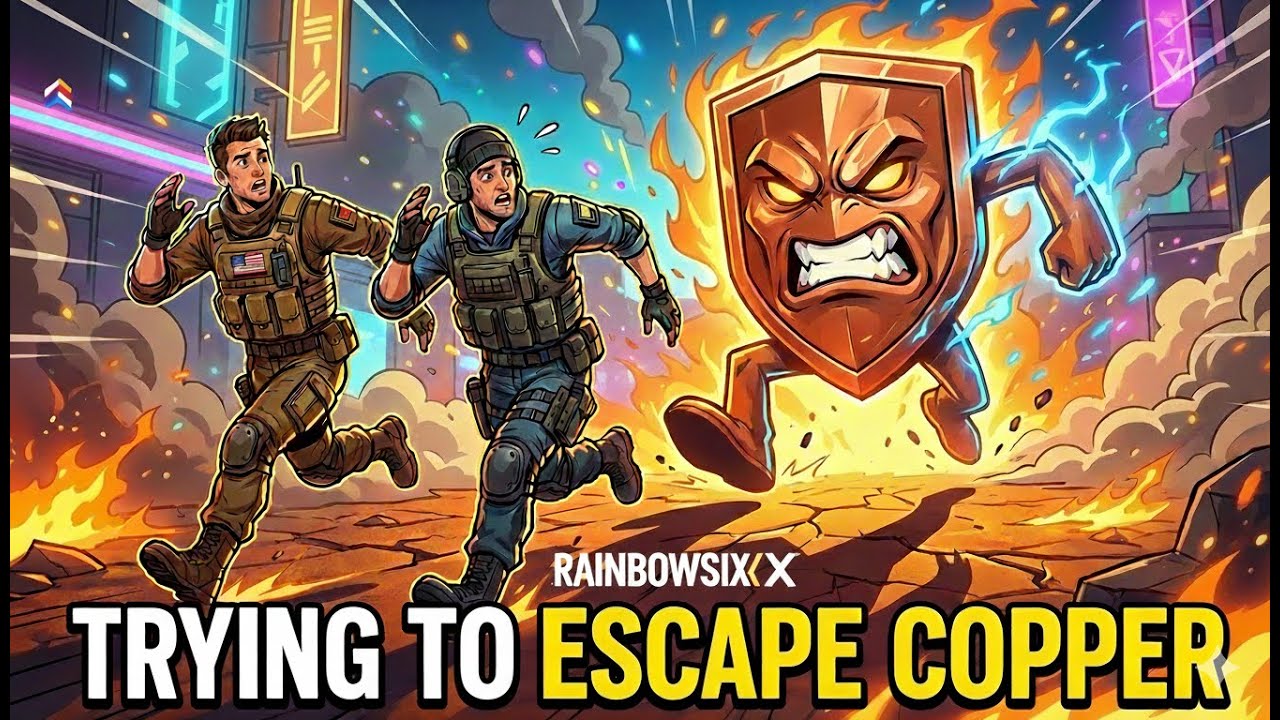 LIVE RAINBOW SIX SIEGE X : TRYING TO ESCAPE COPPER AGAIN PART 12