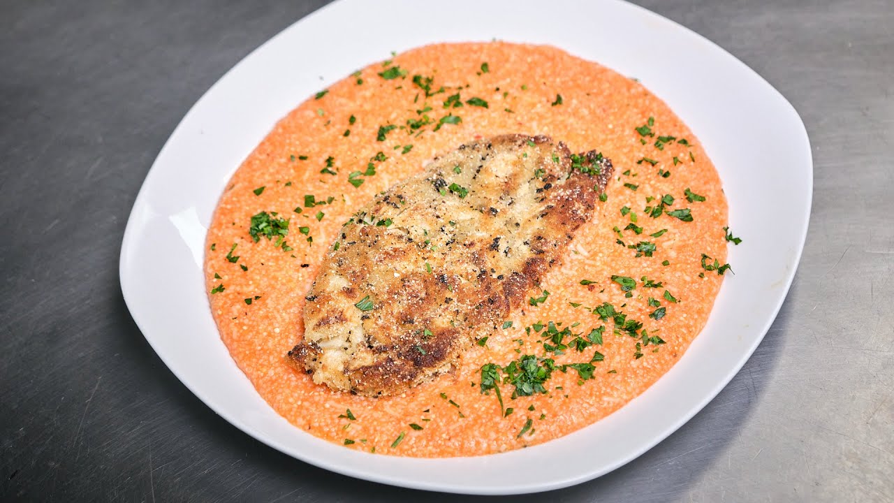 Vegan Fish and Grits
