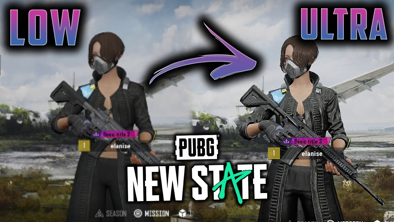 BEST VS WORST GRAPHICS IN PUBG NEW STATE