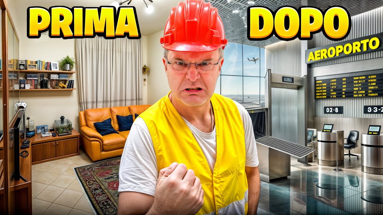 PAPÀ HO COSTRUITO UN AEROPORTO IN CASA! *SCHERZO ASSURDO*