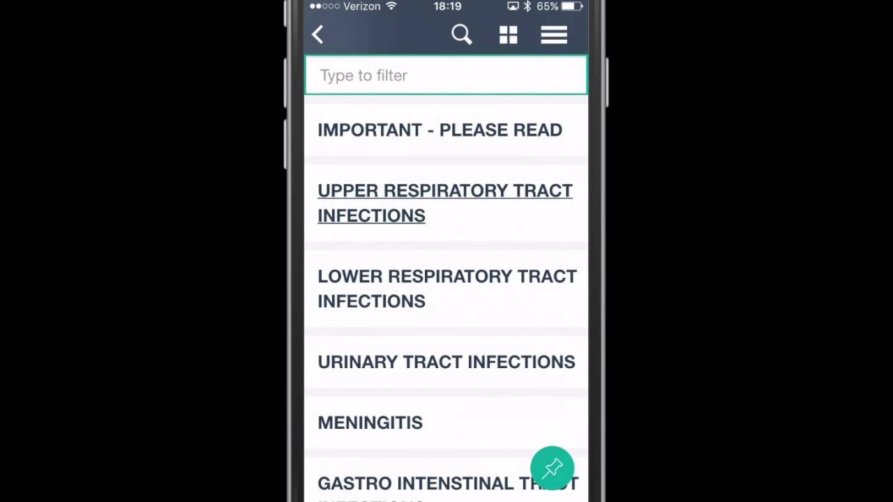 Antimicrobial Companion App Review