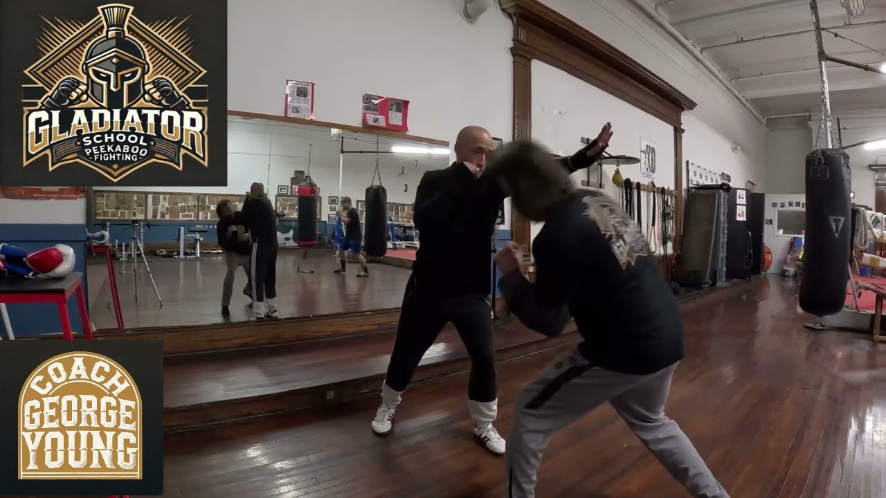 Counter the Jab Peekaboo Style with Coach George Young at Cus D'Amato's KO Boxing Gym Catskill NY.