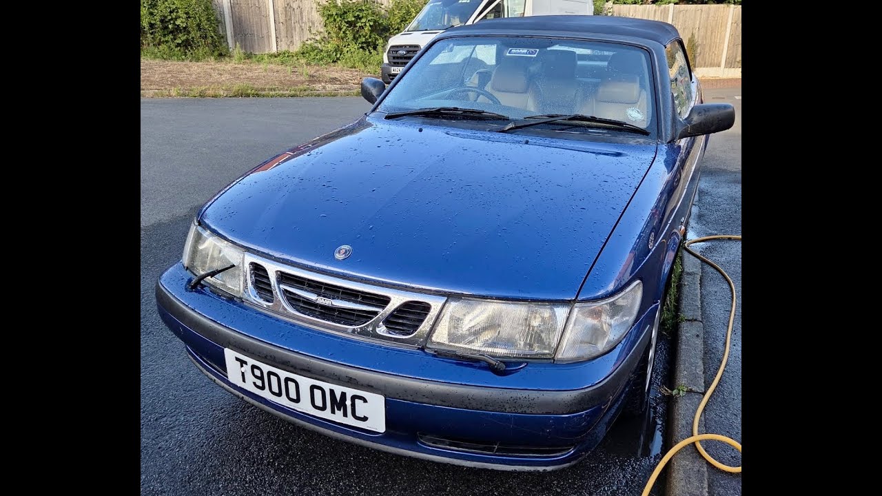 SAAB  9-3 DIY CONVERTIBLE TOP CLEAN 